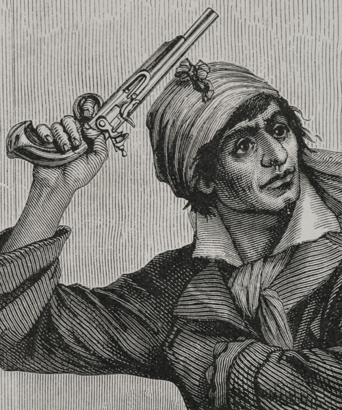 Jean-Paul Marat (1743-1793), French politician, Jacobin leader, 1876. Creator: Adolphe François Pannemaker.