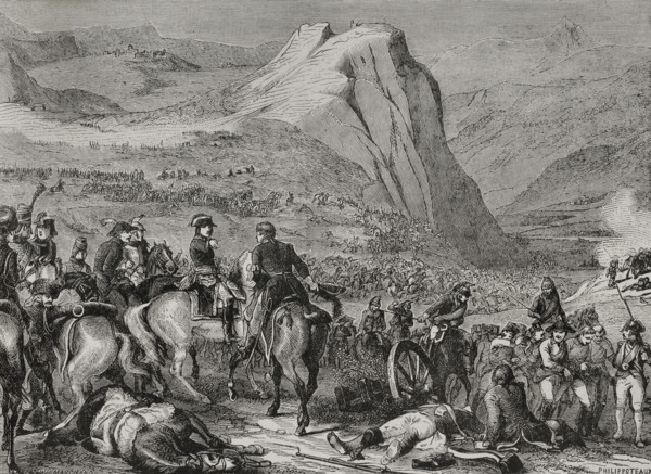 French Revolutionary Wars: Italian campaign - Battle of Rivoli (14 January 1797), 1879. Creator: Launay-Marchand.