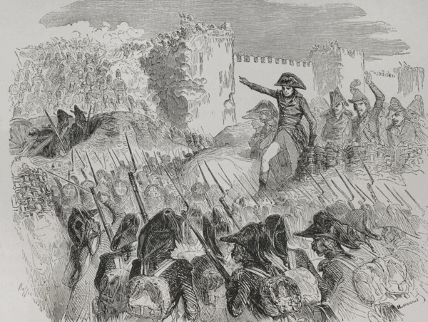 Napoleonic Wars: Siege of Acre (20 March to 21 May 1799), 1879.  Creator: Hippolyte Lavoignat.