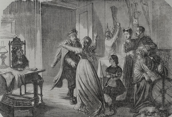 Franco-Prussian War (1870-1871): The return of the German soldier, 1871. Creator: Fusté.