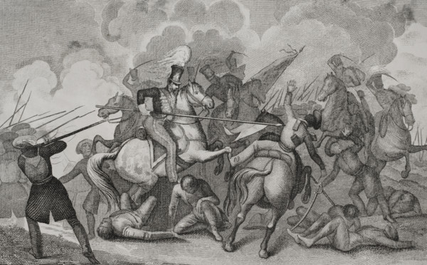 First Carlist War (1833-1840): Battle of Villarrobledo (20 September 1836), 1845. Creators: Antonio Gómez y Cros, Jose Gomez.