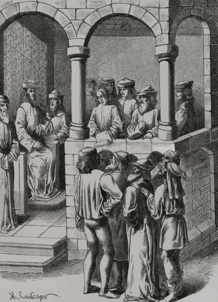 Promulgation of an Edict, 1878.  Creator: Albert Coinchon.
