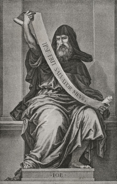 The prophet Job, 1877.  Creator: Unknown.