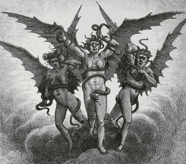 The Divine Comedy (1307-1321): Inferno (Hell), 1888.  Creators: Jean Edouard Dargent, Navellier & L Marie.