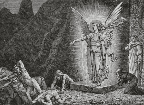 The Divine Comedy (1307-1321): Inferno (Hell), 1888.  Creator: Jean Edouard Dargent.