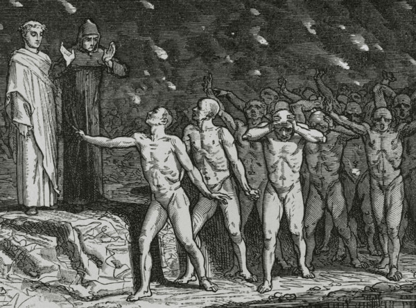 The Divine Comedy (1307-1321): Inferno (Hell), 1888.  Creator: Jean Edouard Dargent.