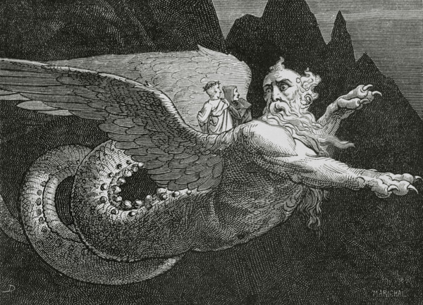 The Divine Comedy (1307-1321): Inferno (Hell), 1888.  Creators: Jean Edouard Dargent, Marichal.