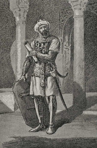 Abd al-Rahman III (891-961), Umayyad caliph of Córdoba (929-961), 1890. Creator: Joan Serra y Pausas.