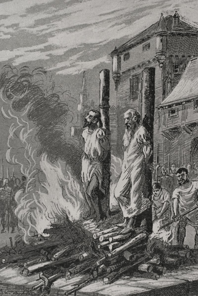 Torment of the Knights Templar in Paris, France, 1310, (1890). Creator: Joan Serra y Pausas.
