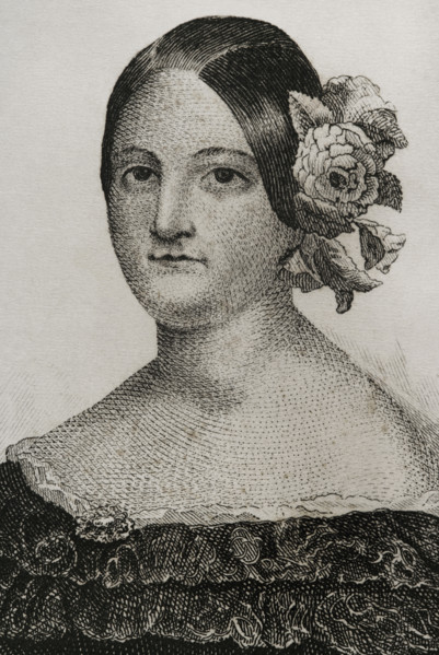 María Cristina de Borbón Dos Sicilias, (1806-1878), Queen consort of Spain by her marriage..., 1842. Creator: Jose Gomez.