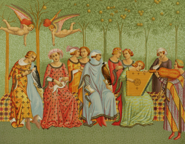 The Dream of Life, after a fresco attributed to Andrea Orcagna (1308-1368), 1877. Creator: Franz Kellerhoven.
