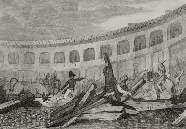 First Carlist War, (1833-1840): Anti-clerical riots of 1835, (1845).  Creator: Martinez.