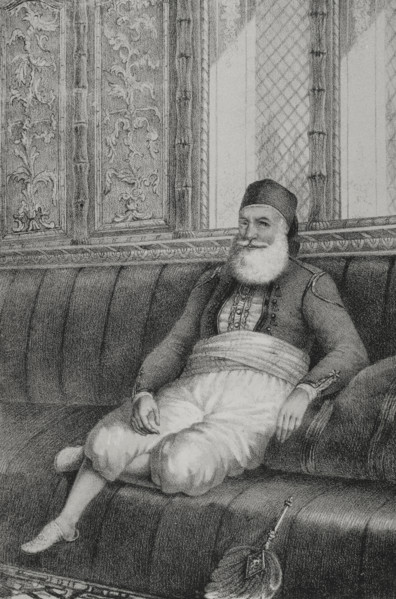 Muhammad Ali, (1769-1849), Pasha of Egypt from 1805 to 1848, 1852. Creator: Julio Donón.