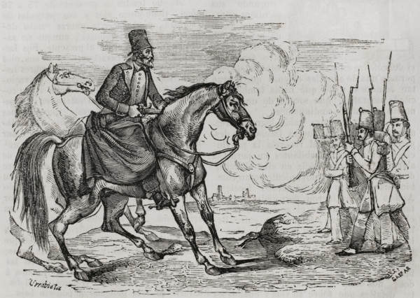 First Carlist War, (1833-1840): Jerónimo Merino Cob, known as Cura Merino (1769-1844), a..., 1842. Creator: Vicente Urrabieta.