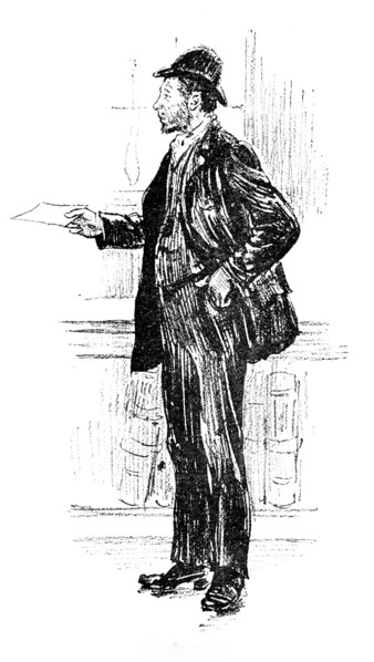 Sketches at the General Register Office, Somerset House: "What’s to pay?", 1890. Creator: Unknown.