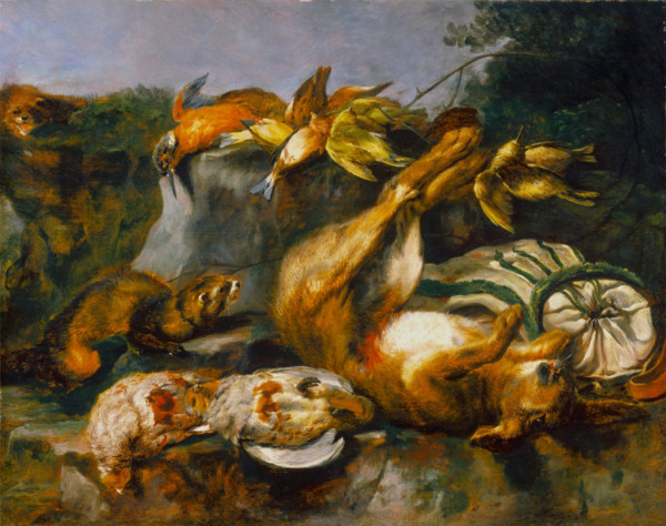 Dead Game and Weasels, c1642. Creator: Jan Fyt.