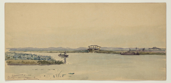 Canal Near Ruysburg, 1885. Creator: Carel Nicolaas Storm.