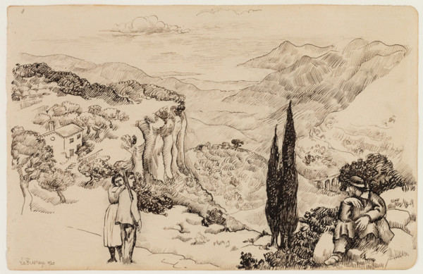 Landscape, Grasse, c1920s. Creator: Roger de la Fresnaye.