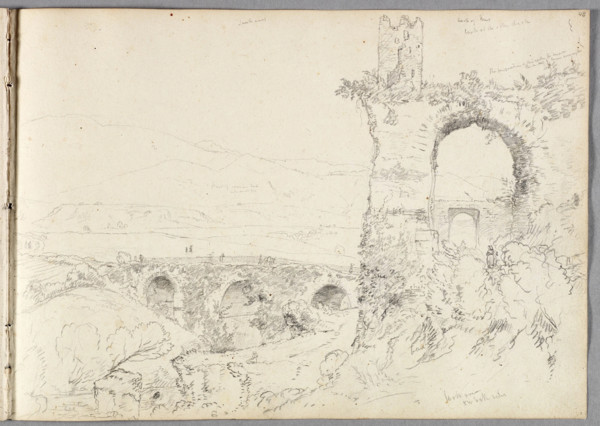 A View near Tivoli (Morning), 1832. Creator: Thomas Cole.