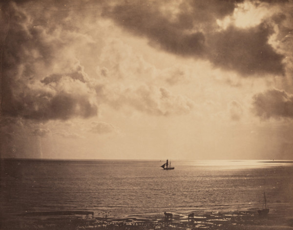 Brig upon the Water, c1856. Creator: Gustave Le Gray.