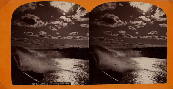View of Falls, from New Suspension Bridge, between 1869 and 1900. Creator: Unknown.
