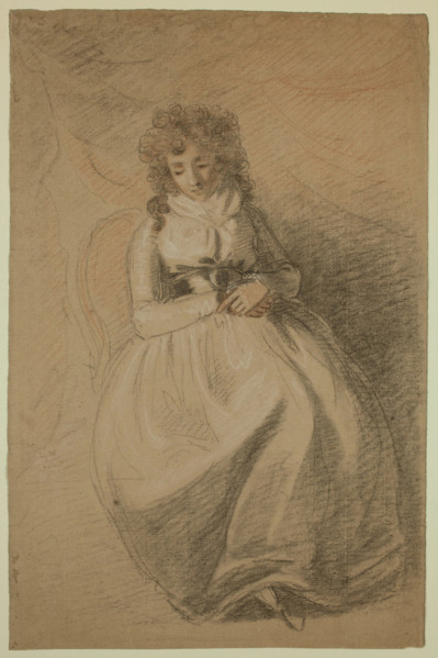 A Lady Seated in a Chair, between 1790 and 1792. Creator: John Hoppner.