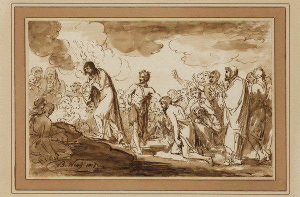 The Baptism of Christ, 1813. Creator: Benjamin West.