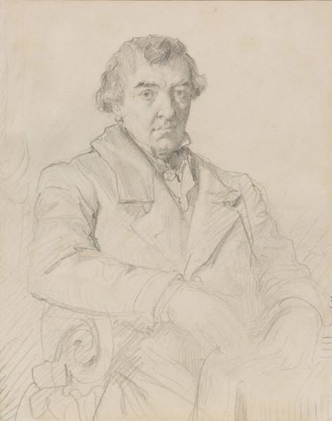 Portrait of Admiral Baron Guy-Victor Duperré, between 1840 and 1856. Creator: Theodore Chasseriau.