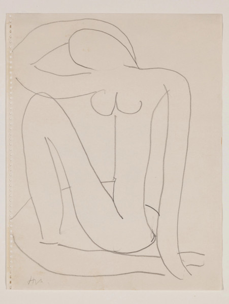 Untitled (Study for Blue Nude), c1952. Creator: Henri Matisse.