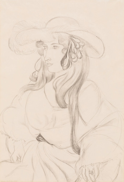 Plumed Hat, 1919. Creator: Henri Matisse.