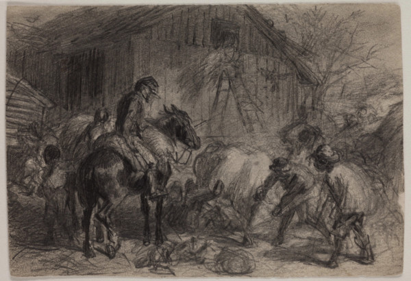 Foraging Party, late 19th century. Creator: Felix Octavius Carr Darley.