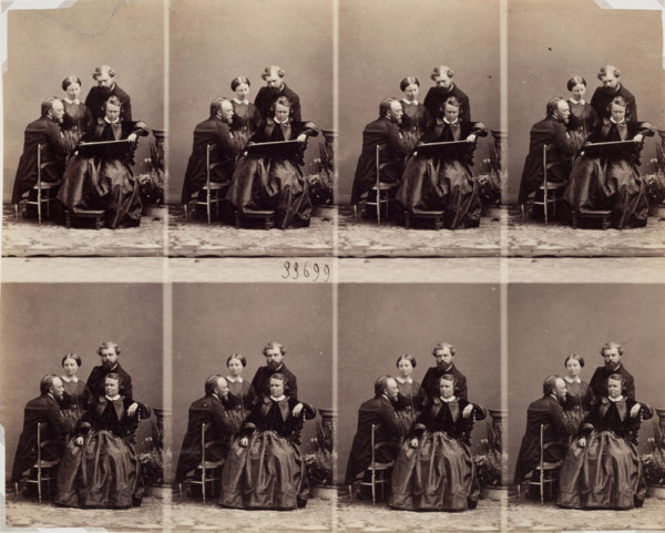 Rosa Bonheur, Painter; and Family, 1863.  Creator: Andre-Adolphe-Eugene Disderi.