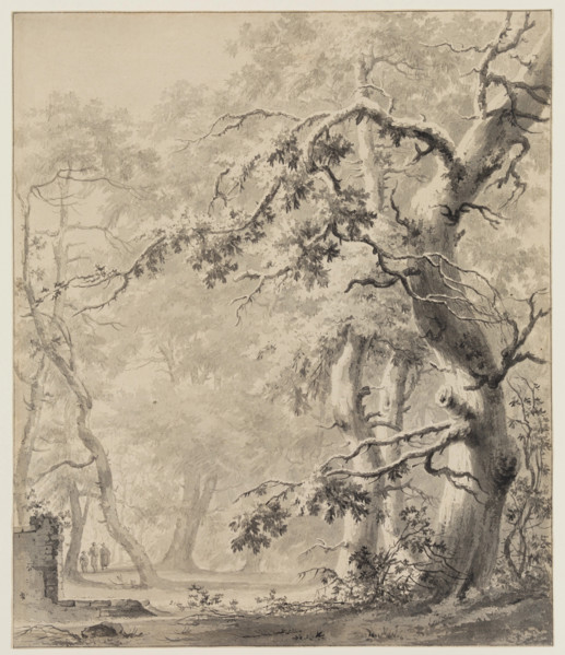 Edge of the Woods, between 1780 and 1789. Creator: Jacobus van Liender.