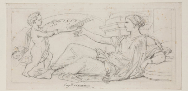 Painting, mid-19th century. Creator: Eugene Deveria.
