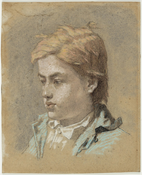 Portrait of a Young Man, c1856. Creator: Edouard Manet.