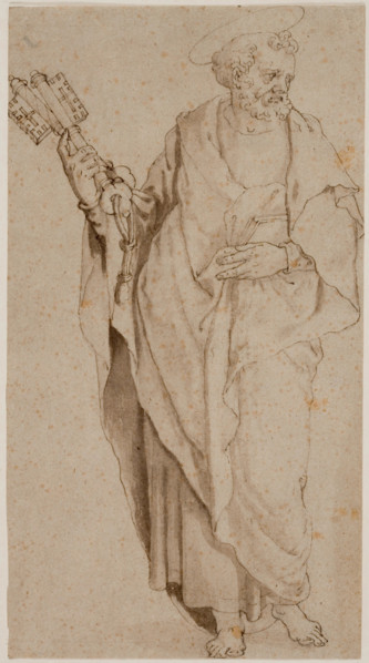 Saint Peter, c1575. Creator: Orazio Samacchini.