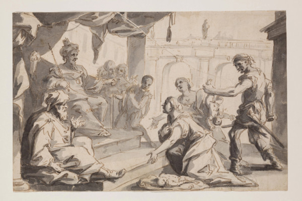 Judgment of Solomon, between 1711 and 1780. Creator: Giovanni Battista Marcola.
