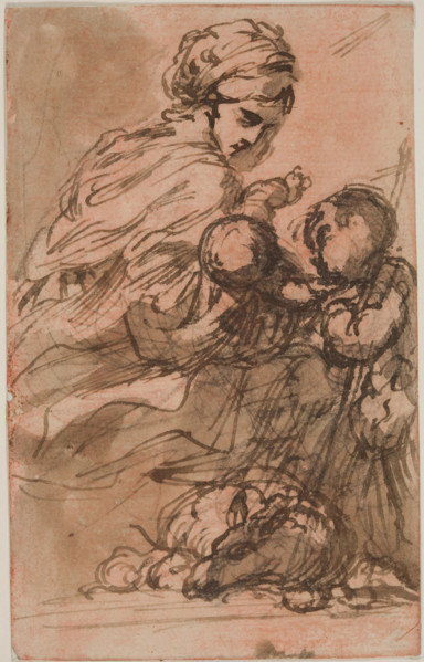 Madonna and Child with the Infant Saint John, between 1754 and 1815. Creator: Carlo Alberto Baratta.