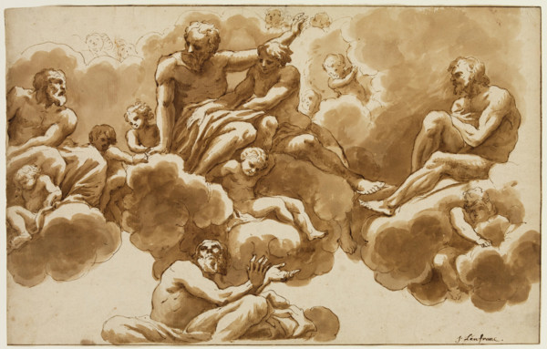 Saint John the Evangelist and Part of His Vision, c.between 1647 and 1649. Creator: Nicolas Loir.