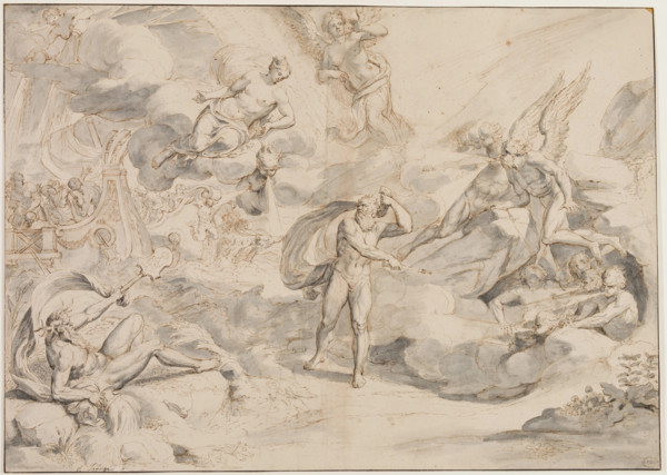 Aeolus Obeying Juno's Command to Create a Storm, c.between 1683 and 1684. Creator: Raymond Lafage.