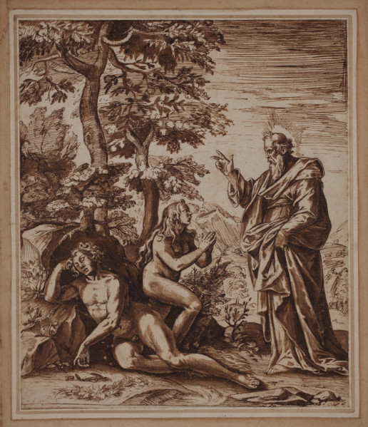 The Creation of Eve, between late 16th and mid-17th century. Creator: Giovanni Lanfranco.