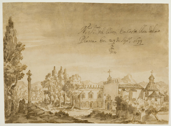 El santuario- basilica de Nuestra Señora del Lledó en Castellón de la Plana, 1699. Creator: Juan Conchillos Falco.