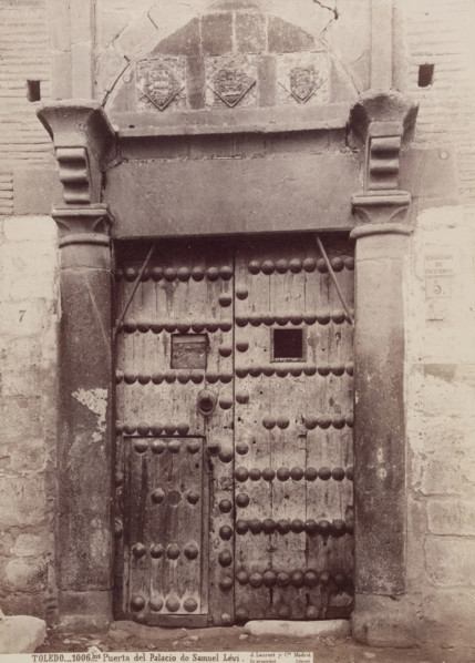 Puerta del Palacio de Samuel Levi, Toledo, c1885. Creator: Juan Laurent.