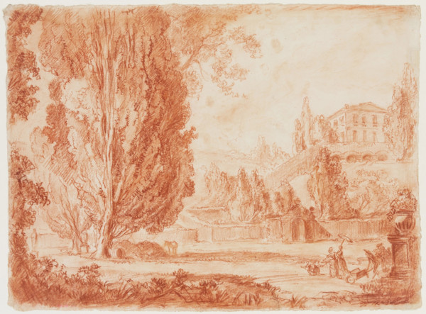 Park Scene, c.between 1770 and 1774. Creator: Unknown French; After Jean Simon Berthélemy French, 1743-1811.
