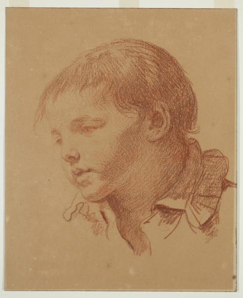 Head of a Boy, late 18th century. Creator: Jean-Baptiste Greuze.