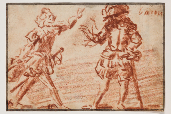 Actors, late 15th or early 16th century. Creator: Claude Gillot.