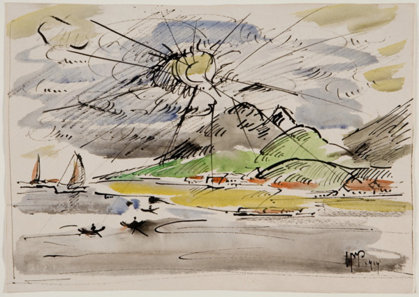 Gulf of Aden, 1914. Creator: Max Pechstein.