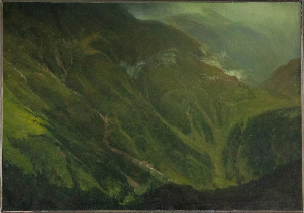 Mountain Gorge, 19th century. Creator: Albert Bierstadt.