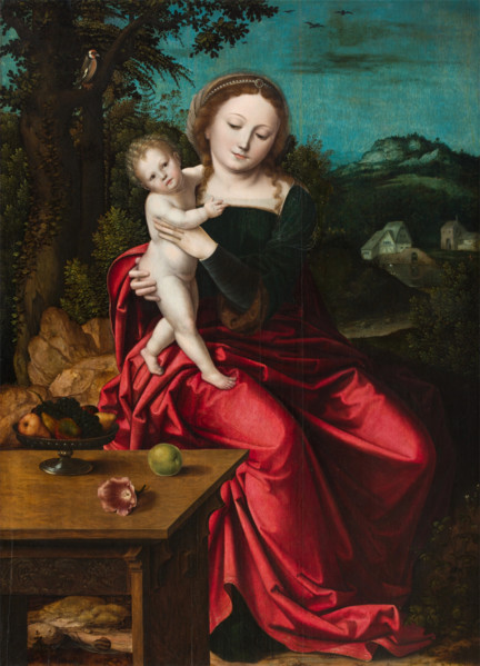 Madonna and Child, c1515. Creator: Master with the Parrot.