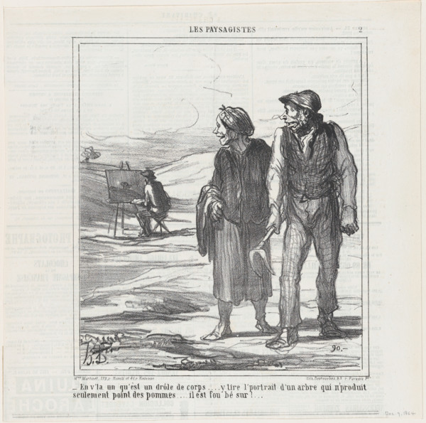 En v'la un qu'est un drôle de corps ..., 1864.  Creator: Honore Daumier.